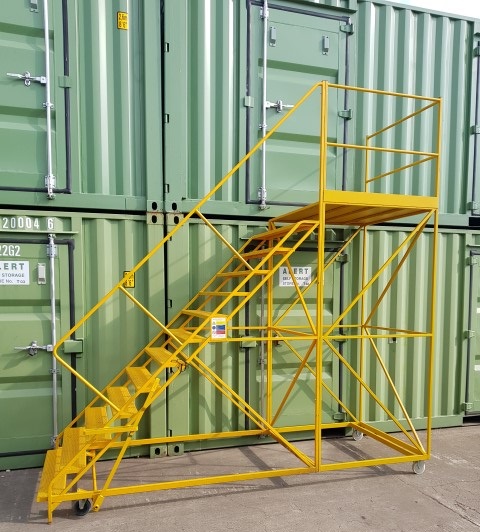 Step for Double Stacked Shipping Container