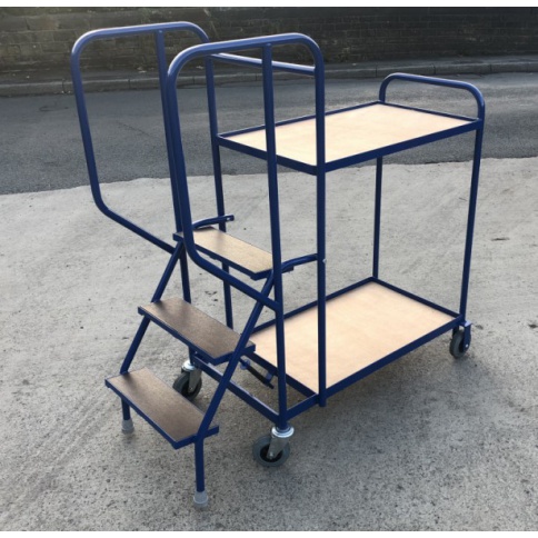 Stepped Picking Trolley 3 Step 2 Tier