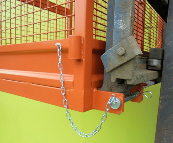 Forklift Safety Access Cage For 1 2 Persons Steps And Stillages