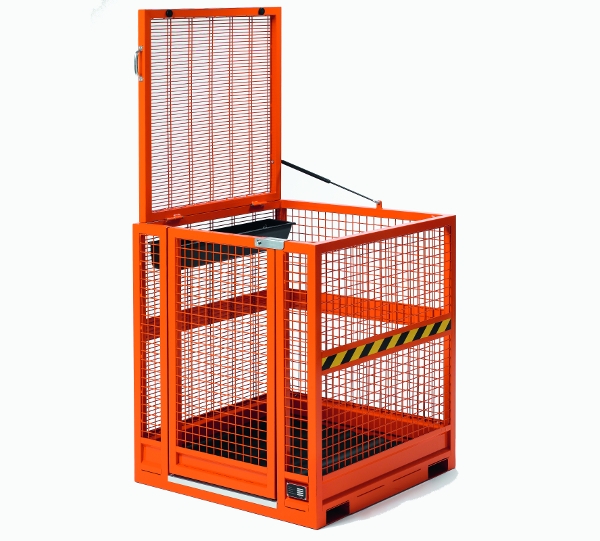 Forklift Safety Access Cage For 1 2 Persons Steps And Stillages