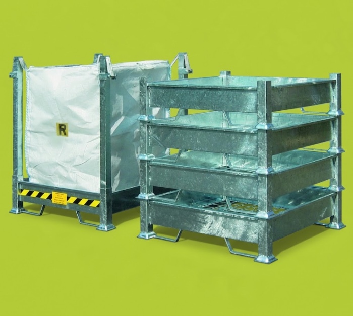 Demountable Holder Rack for Bulk Bags - Steps and Stillages