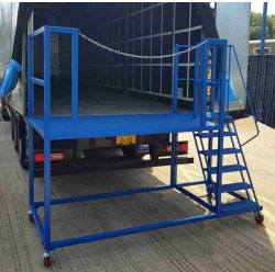 Lorry Trailer Access Mobile Unloading Platform With Steps S1 Steps Lorry Trailer Access Mobile Unloading Platform With Steps S1 Steps