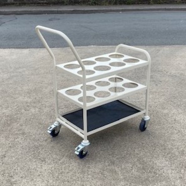 Medical Cylinder Trolley for 8 x F Size Oxygen Cylinder Steps and