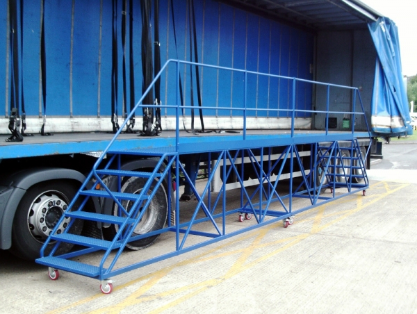 Trailer Side Access Platform Steps SATS6 Steps And Stillages Trailer Side Access Platform Steps SATS6 Steps And Stillages