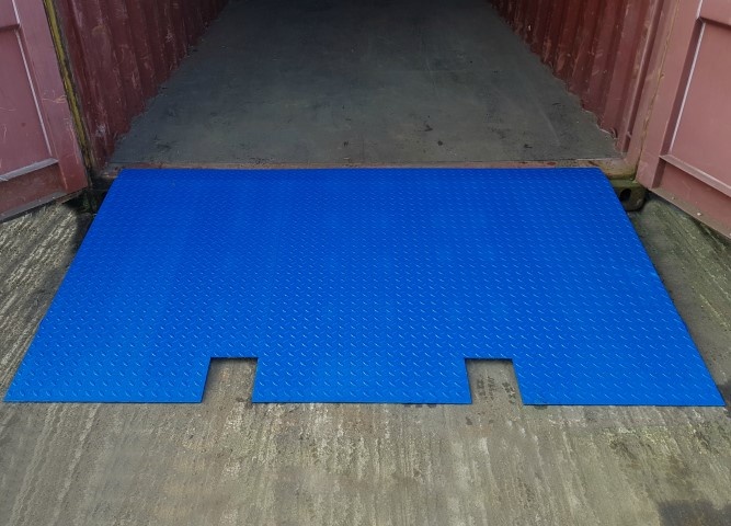 6 Ton Shipping Container Ramp For Forklift Truck Steps And Stillages