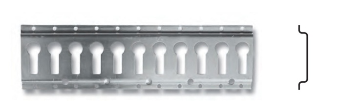Stainless Steel Deep Key Track T015 - Steps and Stillages