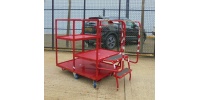 Second Hand Picking Trolley with Steps