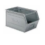 Chute Fronted Metal Picking Bin with 2 Handles 310x525x315