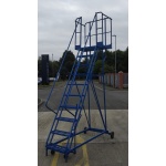 10 Step Mobile Ladder - Angle Shot