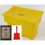 200 Litre Stacking Grit Bin with Salt & Shovel