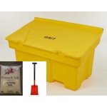 350 Litre Grit Bin with Salt and Shovel