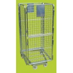 2 Door Roll Pallet with Mesh Sides