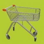 High Basket Shopping Trolley