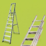 aluminium and glassfibre ladders