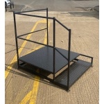 Used Fixed Access Steps - 90 Degree Exit - Angle