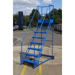 8 Step Mobile Ladder (Blue)