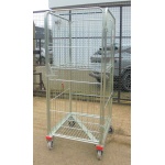 Rental 4 Sided Z Base Roll Cage With Shelf