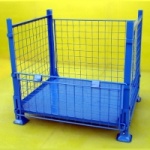 Folding Mesh Stillage With Half Drop Door