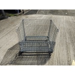 Second Hand Folding Wire Cages Half Drop Door Down