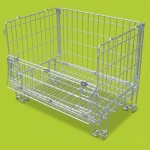Folding Wire Pallet Cage FPC01