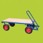 Heavy Duty Turntable Truck 1525 x 700 mm Pneumatic Wheels