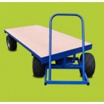 Heavy Duty Turntable Truck 2000 x 1000 mm Wide Turf Tyres
