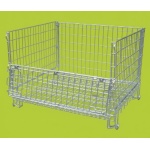 Folding Wire Pallet Cage FPC06
