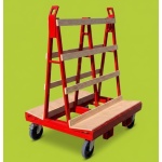 Liftable A Frame Glass Trolley 1200 x 1000 x 1500mm