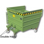 Low height tipping skip LT1350