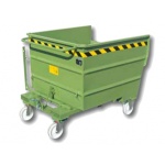 Low height tipping skip LT750