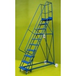 Mobile steps 10 step ladder Platform 2.5m high