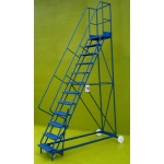 Mobile steps 12 step ladder with Platform height 3m