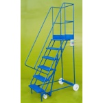 Mobile steps 6 step ladder with platform height of 1.5m