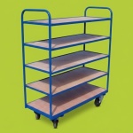 Order Picking Trolley with 5 Shelves