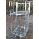 Second hand 3 Sided A Frame roll cage with Shelf HW48