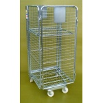 4 Sided Mesh Infill A Frame Roll Pallet Single Door trolley