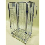 4 Sided Merchandising Roll Cage Trolley for General Purpose