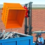 Rotating Dumping Bins