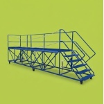 Trailer Side Access Mobile Platform with steps - 5m platfrom
