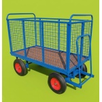 Turntable Truck 1500 x 700mm With Mesh Sides