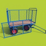 Turntable Truck 1220 x 700mm With Mesh Sides