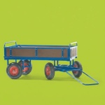 Turntable Truck 1500 x 700mm With Wooden Sides