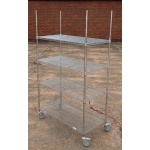 Used Roll Cage with Adjustable Shelf Height
