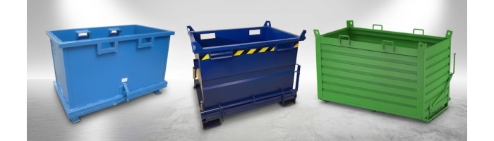 Drop Bottom Skips and Bins