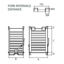 Titan Drop Bottom Skip, Bottom Opening Container, Skip Drawing