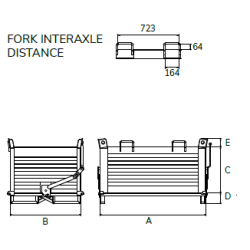Titan Drop Bottom Skip, Bottom Opening Container, Skip Drawing