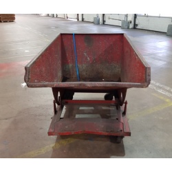 Used Red Tipping Skip