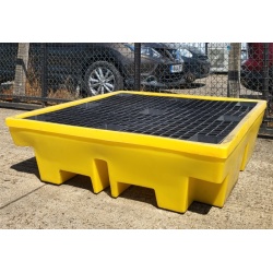 Second Hand Polyethylene Sump Pallet For 4 Drums