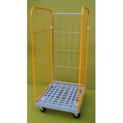 Plastic Base Demountable Roll Cage Optional Roll Pallet Back