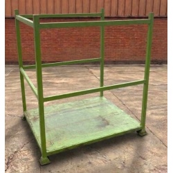 3 Sided Post Pallet with Sheet Steel Floor
